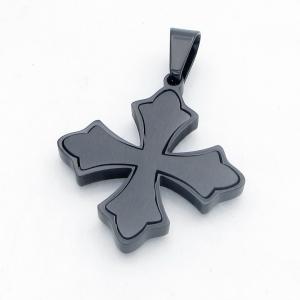 Stainless Steel Cross Pendant - KP118195-HR