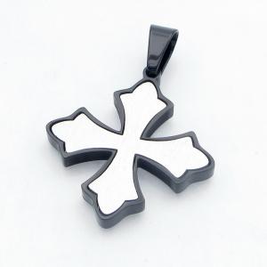 Stainless Steel Cross Pendant - KP118196-HR