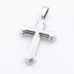 Stainless Steel Cross Pendant - KP118199-HR