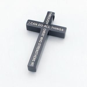 Stainless Steel Cross Pendant - KP118278-HR