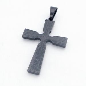 Stainless Steel Cross Pendant - KP118283-HR