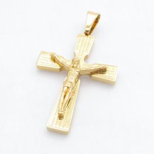 Stainless Steel Cross Pendant - KP118290-HR
