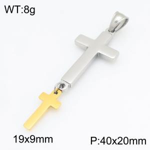 Stainless Steel Cross Pendant - KP118381-Z