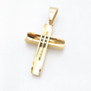 Stainless Steel Cross Pendant - KP118389-HR