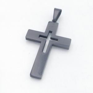 Stainless Steel Cross Pendant - KP118395-HR