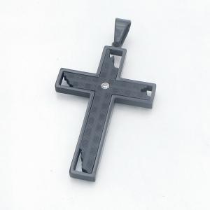 Stainless Steel Cross Pendant - KP118398-HR