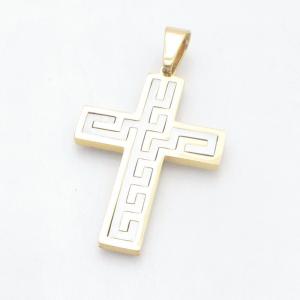 Stainless Steel Cross Pendant - KP118405-HR