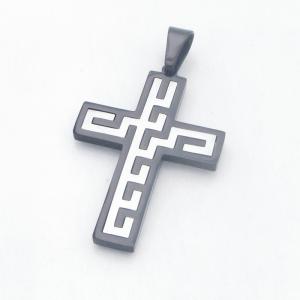 Stainless Steel Cross Pendant - KP118407-HR