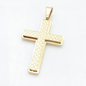 Stainless Steel Cross Pendant - KP118409-HR
