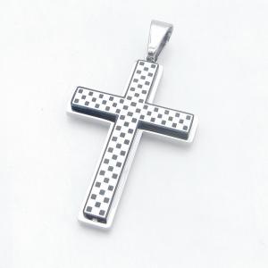 Stainless Steel Cross Pendant - KP118411-HR