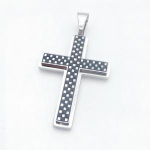 Stainless Steel Cross Pendant - KP118415-HR