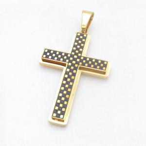 Stainless Steel Cross Pendant - KP118416-HR