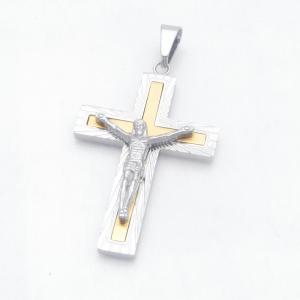 Stainless Steel Cross Pendant - KP118420-HR