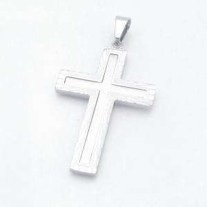 Stainless Steel Cross Pendant - KP118422-HR
