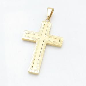 Stainless Steel Cross Pendant - KP118423-HR