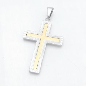 Stainless Steel Cross Pendant - KP118425-HR