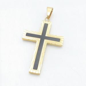 Stainless Steel Cross Pendant - KP118427-HR