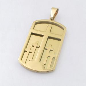 Stainless Steel Cross Pendant - KP118429-HR