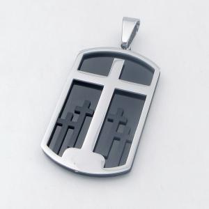 Stainless Steel Cross Pendant - KP118432-HR