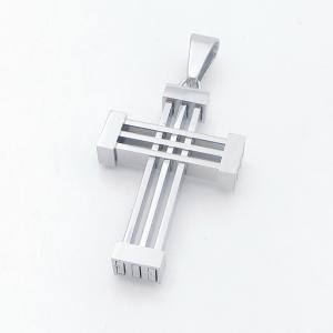 Stainless Steel Cross Pendant - KP118437-HR