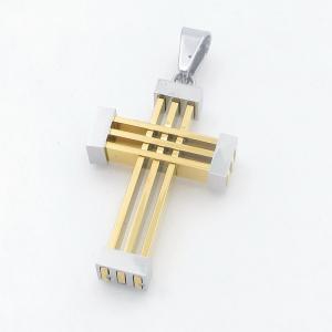 Stainless Steel Cross Pendant - KP118441-HR