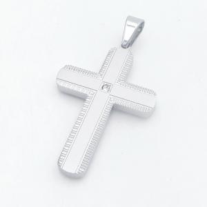 Stainless Steel Cross Pendant - KP118445-HR