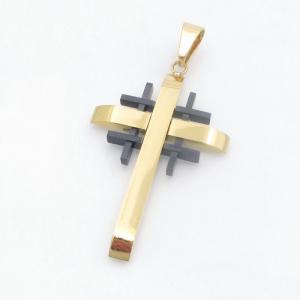 Stainless Steel Cross Pendant - KP118453-HR