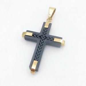 Stainless Steel Cross Pendant - KP118460-HR