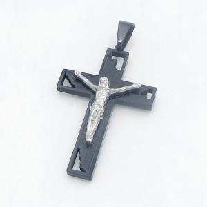 Stainless Steel Cross Pendant - KP118464-HR