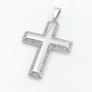 Stainless Steel Cross Pendant - KP118466-HR