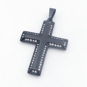 Stainless Steel Cross Pendant - KP118468-HR
