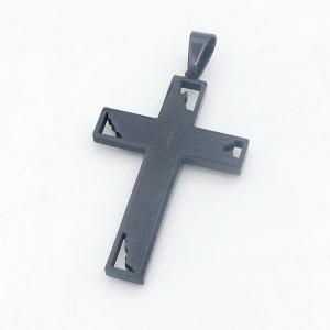 Stainless Steel Cross Pendant - KP118471-HR