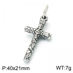Stainless Steel Cross Pendant - KP118571-LU