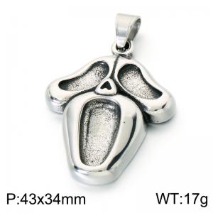 Stainless Skull Pendants - KP118621-LU