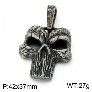 Stainless Skull Pendants - KP118628-LU