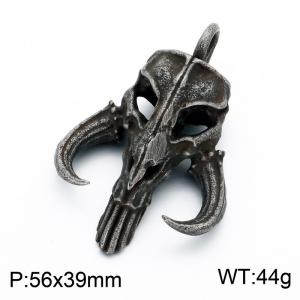 Stainless Skull Pendants - KP118676-LU