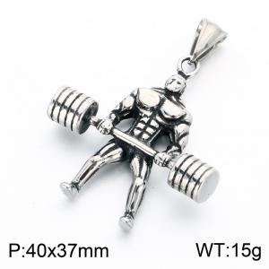 Stainless Steel Popular Pendant - KP118729-LU