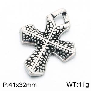 Stainless Steel Cross Pendant - KP118739-LU