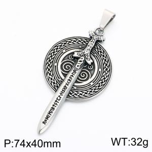 Stainless Steel Popular Pendant - KP118744-LU