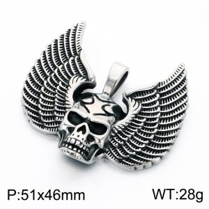 Stainless Skull Pendants - KP118900-LU