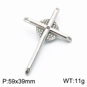 Stainless Steel Cross Pendant - KP118915-LU