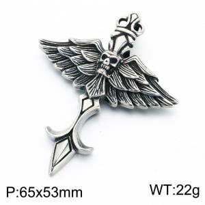 Stainless Skull Pendants - KP118960-LU