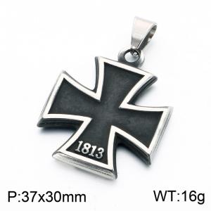 Stainless Steel Cross Pendant - KP118964-LU
