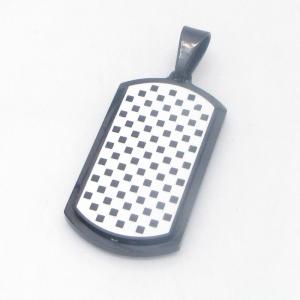 Stainless Steel Black-plating Pendant - KP119010-HR