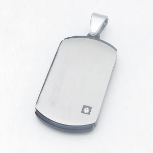 Stainless Steel Black-plating Pendant - KP119013-HR