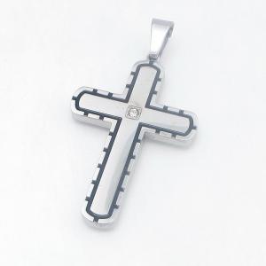 Stainless Steel Cross Pendant - KP119016-HR