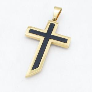 Stainless Steel Cross Pendant - KP119029-HR