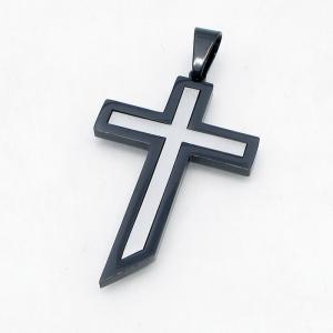 Stainless Steel Cross Pendant - KP119030-HR
