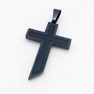 Stainless Steel Cross Pendant - KP119031-HR