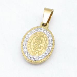 Stainless Steel Gold-plating Pendant - KP119167-HDJ